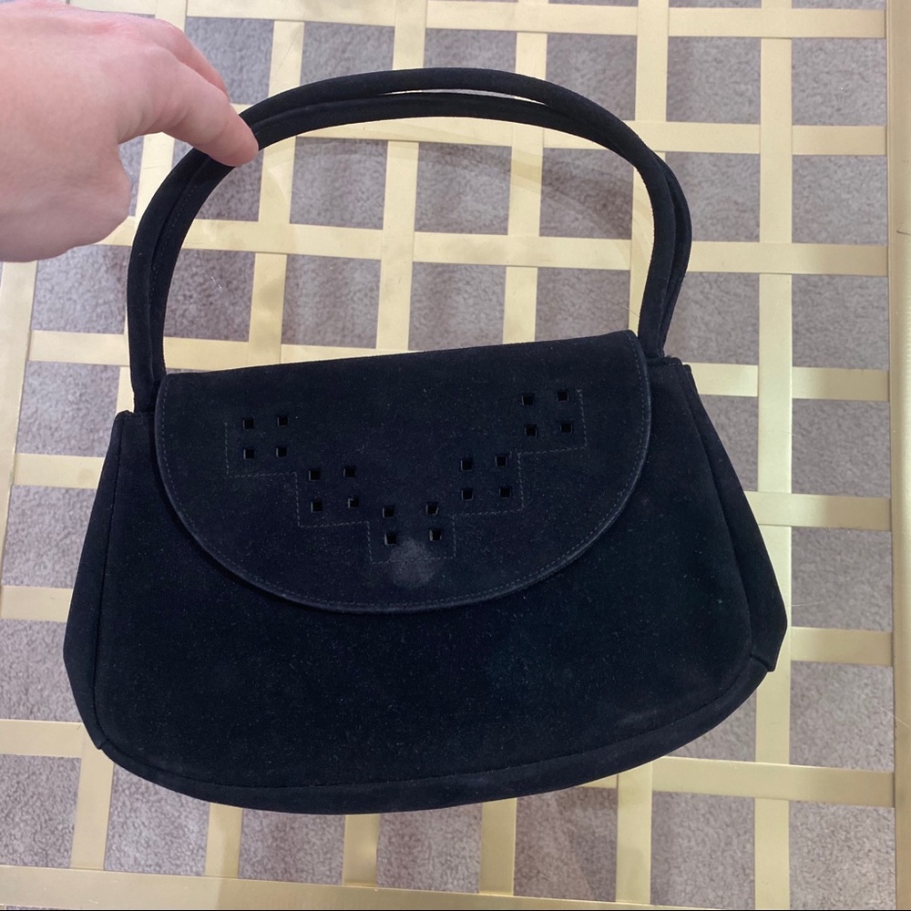 Vintage Suede Clutch